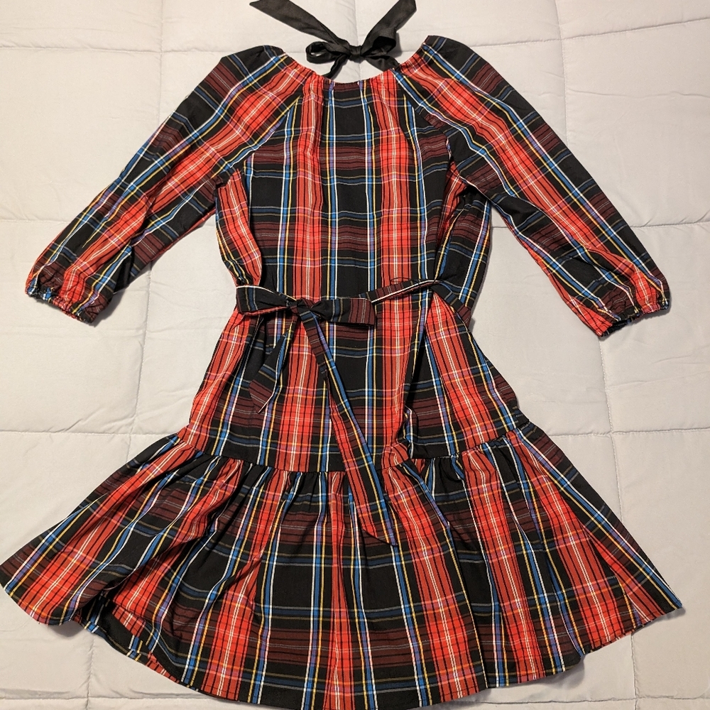 Draper James RSVP Tartan Dress size small